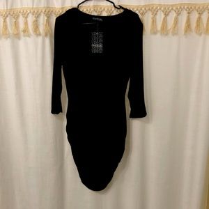 DueTime maternity black dress